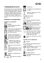 Предварительный просмотр 43 страницы Grizzly ASF 3646 L-Lion Translation Of The Original Instructions For Use