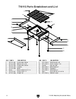 Предварительный просмотр 2 страницы Grizzly Benchtop Downdraft Table T10115 Instruction Manual