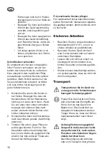 Preview for 16 page of Grizzly BHS 25 L Translation Of The Original Instructions For Use