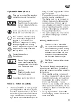 Preview for 83 page of Grizzly BLS 30 Translation Of The Original Instructions For Use