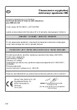 Предварительный просмотр 218 страницы Grizzly BRM 4210-20 Translation Of The Original Instructions For Use