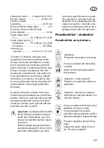 Предварительный просмотр 123 страницы Grizzly BRM 46-125 BS Translation Of The Original Instructions For Use