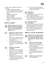 Preview for 37 page of Grizzly BRM 46-140 BSA Q-360 InStart Translation Of The Original Instructions For Use