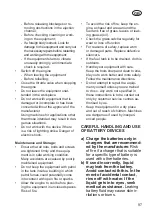 Preview for 97 page of Grizzly BRM 46-140 BSA Q-360 InStart Translation Of The Original Instructions For Use