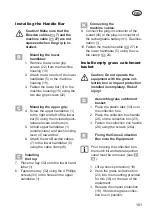 Preview for 101 page of Grizzly BRM 46-140 BSA Q-360 InStart Translation Of The Original Instructions For Use