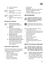 Preview for 121 page of Grizzly BRM 46-140 BSA Q-360 InStart Translation Of The Original Instructions For Use