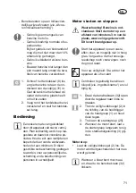 Предварительный просмотр 71 страницы Grizzly BRM 46-160 H Translation Of The Original Instructions For Use