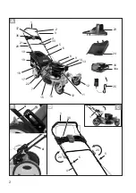 Предварительный просмотр 2 страницы Grizzly BRM 51-170 A-OHV Q-360 E-Start Translation Of The Original Instructions For Use