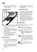 Предварительный просмотр 20 страницы Grizzly BRM 51-170 A-OHV Q-360 E-Start Translation Of The Original Instructions For Use