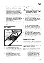 Предварительный просмотр 109 страницы Grizzly BRM 51-170 A-OHV Q-360 E-Start Translation Of The Original Instructions For Use