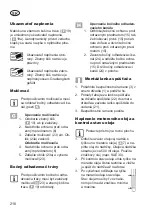 Предварительный просмотр 218 страницы Grizzly BRM 51-170 A-OHV Q-360 E-Start Translation Of The Original Instructions For Use