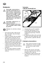 Предварительный просмотр 220 страницы Grizzly BRM 51-170 A-OHV Q-360 E-Start Translation Of The Original Instructions For Use