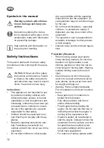 Preview for 76 page of Grizzly BRM 51 BSA Translation Of The Original Instructions For Use