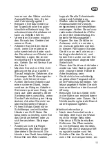 Preview for 11 page of Grizzly BRV 400 S Translation Of The Original Instructions For Use