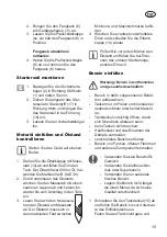 Preview for 15 page of Grizzly BRV 400 S Translation Of The Original Instructions For Use