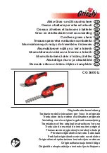 Grizzly CG 3600 Li Translation Of The Original Instructions For Use preview