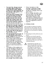 Preview for 27 page of Grizzly CH 1800 Li Translation Of The Original Instructions For Use