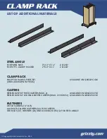 Preview for 4 page of Grizzly CLAMP RACK Assembly Instructions Manual