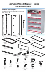 Preview for 1 page of Grizzly Conwood Wood Display Assembly Instructions