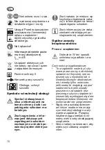 Предварительный просмотр 76 страницы Grizzly ERB 550-1H Translation Of The Original Instructions For Use