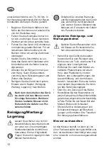 Preview for 12 page of Grizzly ERM 1233 G Translation Of The Original Instructions For Use