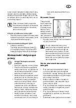 Preview for 75 page of Grizzly ERT 530 R Original Instructions For Use