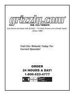 Предварительный просмотр 100 страницы Grizzly EXTREME G0513X2 Owner'S Manual