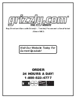 Preview for 104 page of Grizzly EXTREME G0513X2B Manual