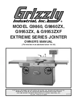 Grizzly EXTREME G9860 Owner'S Manual предпросмотр