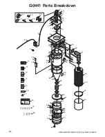 Grizzly G0441 Parts Breakdown preview