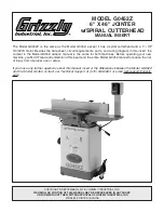 Предварительный просмотр 1 страницы Grizzly G0452Z Manual Insert