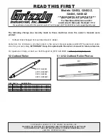 Grizzly G0453 Owner'S Manual preview