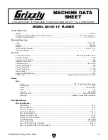 Предварительный просмотр 18 страницы Grizzly G0453 Owner'S Manual