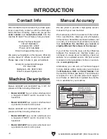 Preview for 4 page of Grizzly G0453W Owner'S Manual