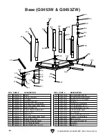 Предварительный просмотр 58 страницы Grizzly G0453W Owner'S Manual