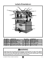 Preview for 11 page of Grizzly G0454Z Manual Insert