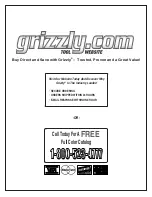 Preview for 80 page of Grizzly G0454Z Manual Insert