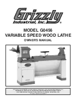 Preview for 9 page of Grizzly G0456 Owner'S Manual