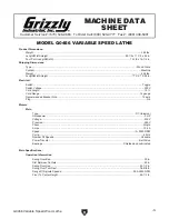 Preview for 13 page of Grizzly G0456 Owner'S Manual