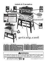 Preview for 48 page of Grizzly G0458Z Owner'S Manual