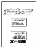 Preview for 36 page of Grizzly G0479 Manual