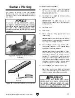 Предварительный просмотр 31 страницы Grizzly G0490W Owner'S Manual