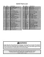 Предварительный просмотр 4 страницы Grizzly G0497 Instruction Sheet