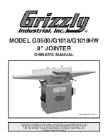 Grizzly G0500 Owner'S Manual preview