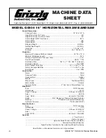 Preview for 6 page of Grizzly G0504 Owner'S Manual