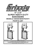 Grizzly G0506 Parts List preview