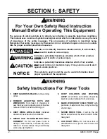 Preview for 4 page of Grizzly G0510 Instruction Manual