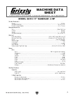 Preview for 7 page of Grizzly G0513 SERIES Owner'S Manual