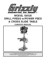 Grizzly G0520 Owner'S Manual preview