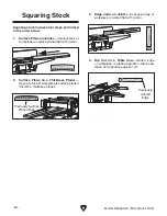 Preview for 28 page of Grizzly G0526A40 Owner'S Manual